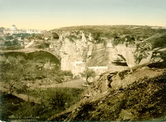Gruta de Jeremías, Jerusalén, c.1880-1900